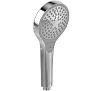 Villeroy & Boch Verve Showers douchette TVS10900100064 d= 110mm, 3 jets, avec protection anti-retour, montage mural, nickel brossé noir