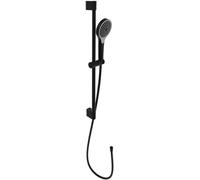 Villeroy & Boch Verve Showers système de douche - Ensemble douche av. support douchette main régl. - Douchette à main 3 types de jets - Système douche facile à entretenir, facile à monter - Matt Black