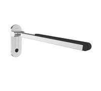Villeroy et Boch Vicare design poignée pliante 92171661 65 cm, Inox chromé, support souple et mécanisme de suspension