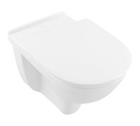 Villeroy & Boch ViCare Cuvette à chasse profonde - ViCare - sans rebord de rinçage - suspendue au mur - avec AntiBac - Blanc Alpin AntiBac CeramicPlus 4695r0t2