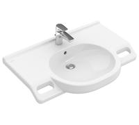 Villeroy & Boch ViCare lavabo, 1 trou pour robinet, sans trop-plein, 800x550 mm, non enterrÃ©, 412081, Couleur (avant/corps): Blanc AntiBac Ceramic Plus - 412081T2