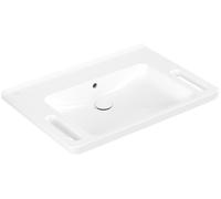 Villeroy & Boch ViCare lavabo 80x55 cm rectangulaire classique pour les handicapés blanc 4A6882T2