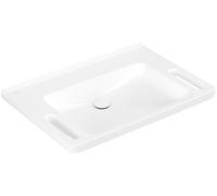 Villeroy & Boch ViCare lavabo 80x55 cm rectangulaire classique pour les handicapés blanc 4A6883R1