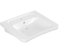 Villeroy & Boch ViCare lavabo, rectangulaire, 1 trou pour robinet, avec trop-plein, 650x550mm, 51786701, Couleur: Blanc