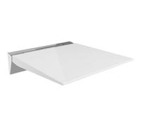 Villeroy & Boch Vicare Siège douche 35.5x5.5cm pliante avec frein de chute aluminium Blanc 92174068