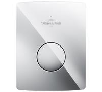 Villeroy & Boch ViConnect bouton de chasse d'eau pour urinoir chrome brillant 92194461