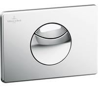 Villeroy & Boch ViConnect bouton de chasse d'eau pour WC chrome brillant 92248561
