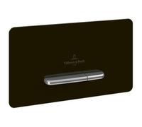 Villeroy & Boch Viconnect plaque de commande supreo 260x153x117mm glossy black v99442rb