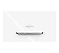 Villeroy & Boch ViConnect WC - Plaque de commande 922169N5 plastique, 253 x 145 x 20 mm, double chasse, blanc mat, boutons chromé mat