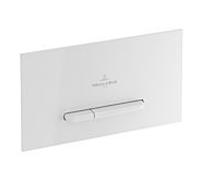Villeroy & Boch ViConnect WC - Plaque de commande 92218069 double chasse, plastique, chrome mat