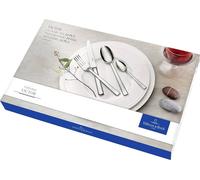 Villeroy & Boch Victor Ensemble de couverts jeu de 24 acier inoxydable passe au lave-vaissellle argent, platine 4003686326125