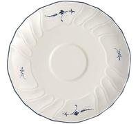 Villeroy & Boch Vieux Luxembourg 1023411310 Lot de 6 soucoupes et 4 pailles EKM Living en acier inoxydable