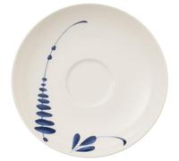 Villeroy & Boch Vieux Luxembourg Brindille Sous-Tasse, 14 cm, Porcelaine Premium, Blanc/Bleu
