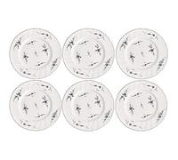 Villeroy & Boch VIEUX LUXEMBOURG Lot de 6 assiettes plates en porcelaine Blanc/bleu 26 cm