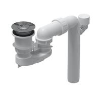 Villeroy & Boch ViFlow Garniture de vidage avec système de trop-plein pour baignoire standard, U90953061,