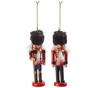 Villeroy & Boch – Suspensions Winter Collage Casse-Noisettes, Bois, 2 pièces, Multicolore, 12×8 cm