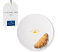 Villeroy & Boch - With Love assiette à dessert/pour le petit-déjeuner Hello Sunshine, porcelaine Premium, assiette à gâteau, assiette à salade, résistant au lave-vaisselle et au four à micro-ondes