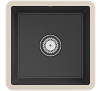 Villeroy und Boch avec garniture de vidage sous plan 332501i4 avec garniture de vidage et fonctionnement manuel, Graphit