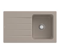 Villeroy und Boch Architectura évier 335001AM avec garniture de vidage et commande manuelle, amande