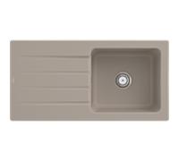 Villeroy und Boch Architectura évier 336001AM avec garniture de vidage et commande manuelle, amande