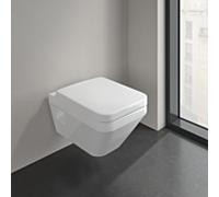 Villeroy et Boch Architectura WC suspendu à fond creux 5685C0T2 37x53cm, carré, TwistFlush, suspendu, horizontal, blanc AntiBac C-plus