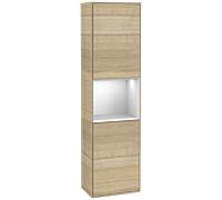 Villeroy und Boch armoire Finion G460MTPC 41.8x151.6cm, gauche, émotion, étagère White Matt Lacquer , Oak Veneer