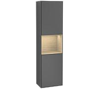 Villeroy und Boch armoire Finion G460PCGK 41.8x151.6cm, gauche, émotion, étagère Oak Venerr, anthracite mat