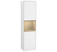 Villeroy et Boch armoire Finion G470PCGF 41.8x151.6cm, droite, Emotion, Regal Oak Venerr, Vernis blanc brillant