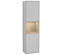 Villeroy und Boch armoire Finion G470PCGJ 41.8x151.6cm, droite, Emotion, étagère Oak Venerr, gris clair mat