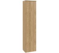 Villeroy et Boch Armoire haute Antao K46000HN 41,4x171,9x28,7cm, plan vasque laqué couleur, chêne miel