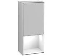 Villeroy und Boch Finion armoire latérale G550GFGJ 41.8cm, à droite, l' émotion, l' étagère en dessous Glossy White , la lumière gris mat