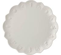 Villeroy & Boch - Toy's Delight Royal Classic Assiette Plate Blanc, Garanti Lave-Vaisselle, Compatible Micro-Ondes, Plat Blanc, Assiette De Noel, Plat De Noel, Porcelaine Haut De Gamme