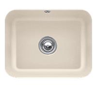 Villeroy und Boch avec garniture de vidage sous plan 670601AM match0, commande manuelle, kit de montage, amande