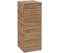 Villeroy et Boch Avento armoire d'appoint A89501RH Kansas Oak, 35x89x37,3cm, charnières à droite, 1 porte