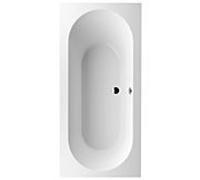 Villeroy et Boch Baignoire rectangulaire UBQ199OBE2V-01 190 x 90 cm, un drain dans le milieu, blanc