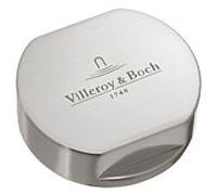 Villeroy et Boch capuchon 940525L7 laiton Inox brossé, rond, pour double poignée tournante