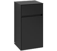 Villeroy et Boch Collaro armoire d'appoint C03201VL 40,4x74,8x34,9cm, butée à droite, noir volcan