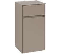 Villeroy et Boch Collaro armoire d'appoint C03201VM 40,4x74,8x34,9cm, butée à droite, taupe