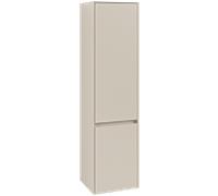 Villeroy et Boch Collaro armoire haute C03300VN 40,4x153,8x34,9cm, charnière à gauche, gris cachemire