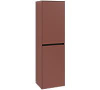 Villeroy et Boch Collaro armoire haute C03400AH 45,4x153,8x34,9cm, charnière à gauche, bordeaux
