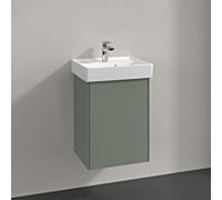 Villeroy und Boch Collaro meuble sous-vasque C00501AF 41x54,6x34,4cm, évier au milieu, butée à droite, vert tendre