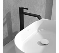 Villeroy und Boch Dawn levier unique mitigeur lavabo TVW106106152K5 augmenté, sans garniture de vidange , noir mat