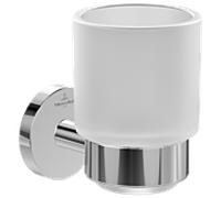Villeroy & Boch - Porte-verre Elements Tender TVA15101800061 - verre dépoli, chromé 74×96×100 mm