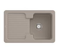Villeroy und Boch évier 674501AM avec garniture de vidage et commande manuelle, amande