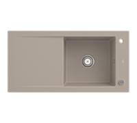 Villeroy und Boch évier 679002AM avec garniture de vidage et actionnement excentrique, Amande