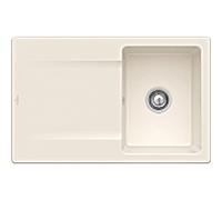 Villeroy und Boch évier à chasse d'eau 33342FKR avec garniture de vidage et actionnement excentrique, Crema
