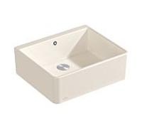 Villeroy et Boch évier simple cuve 636002KR garniture de vidange avec actionnement excentrique, crema
