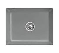 Villeroy und Boch évier sous plan 331002SL avec garniture de vidage et actionnement excentrique, Stone