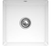 Villeroy und Boch évier sous plan 332502R1 avec garniture de vidage et actionnement excentrique, blanc