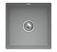 Villeroy und Boch évier sous plan 332502SL avec garniture de vidage et actionnement excentrique, Stone